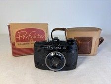 PERFEKTA II - ROLLFILM KAMERA - OVP - ca. 1950'er Jahre inkl. Tasche 6 x 6 DDR