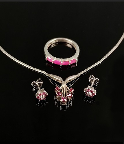 Rubin schmuckset teile - rubin, schmuckset,