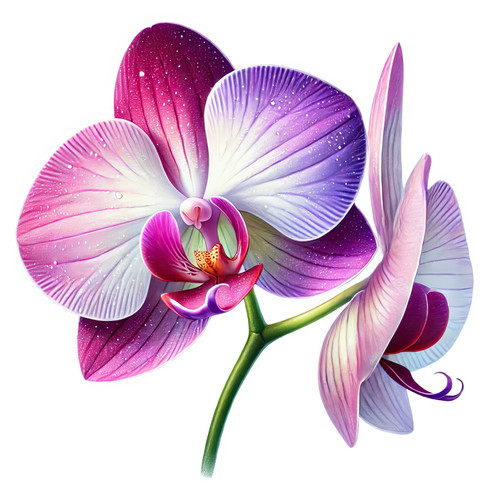 Wandtattoo aufkleber orchidee - wandtattoo,