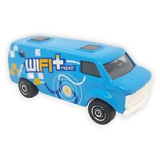Matchbox Chevy Van Blau Weiß Wifi Repair 2006 Thailand 1 74 MB709 Transporter