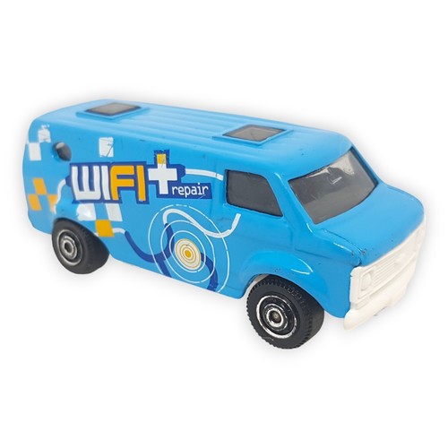 Matchbox chevy van blau weiß - matchbox,