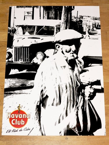 Havana club promo werbe poster - club,