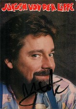 Jurgen von der Lippe - Autogrammkarte - Deutscher Entertainer und Komiker
