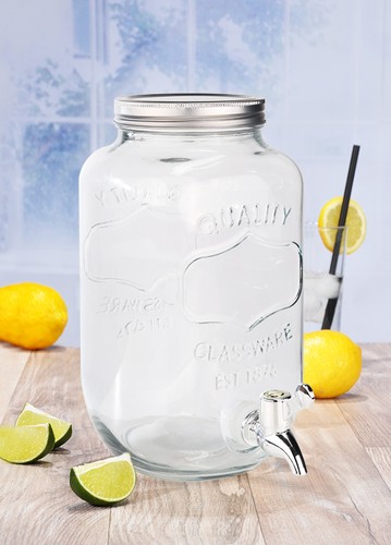 Getränkespender aus glas - getränkespender,