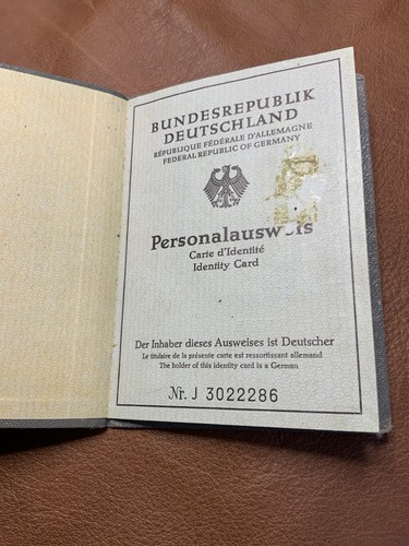 Antiker brd personalausweis - antiker,