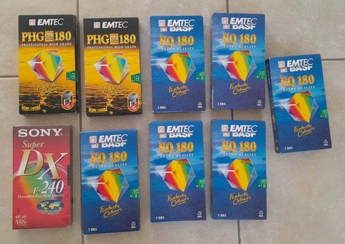 Vhs leerkassetten stück - vhs,