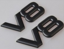 2pcs V8 Emblem aus Metall