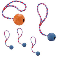 Nobby Vollgummi Ball mit Seil