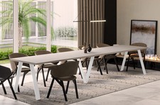 XXL Esstisch Lungo Weiß