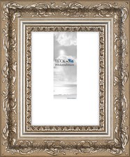 Barock Bilderrahmen Kunststoff verschiedene Formate Rahmen Museumsglas UV  70