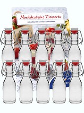 10 Leere Glasflaschen mit