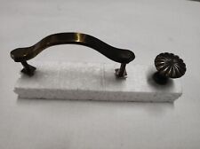 1x Möbelgriff + 1x Möbelknopf Antik Metall Möbelgriffe Schrankknopf  Knopf 