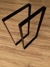 Tischkufen, Stahl, Schwarz, 71