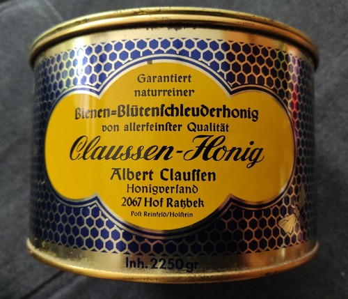 Blechdose albert claussen - blechdose,