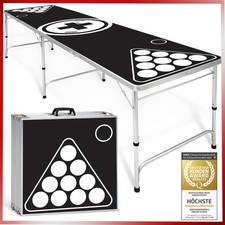 Beer Pong Spieltisch Bierpongtisch Version Trinkspiel Klapbar & Höhenverstellbar