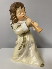 Großer Engel von Goebel mit Flöte Weinacht 30,5cm Champagner ( 1.Wahl )