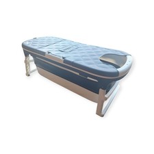 Badewanne Faltbar, Klappbare mobile Badewanne 138L x 62B x 52H cm