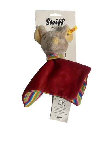 Steiff schmusetuch maus rot - schmusetuch,