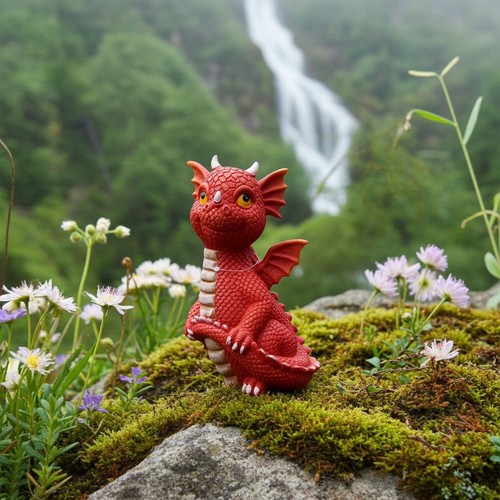 Deko drachen rot - deko,