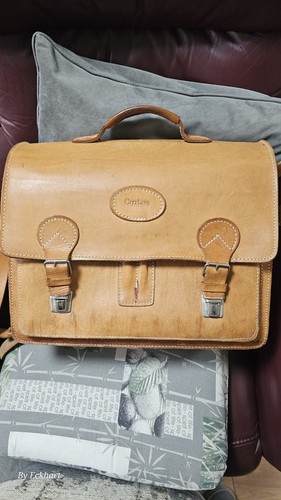 Leder ranzen tornister - leder,