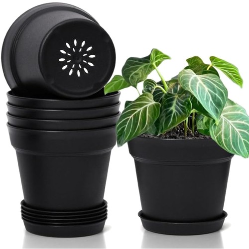 Blumentopf kunststoff rund - kunststoff,