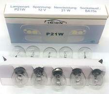 Halogen Lampen P21W BA15s von