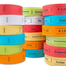 1000 Wertmarken Biermarken Pfandmarken Getränkemarken Essensmarken Rollen Bons