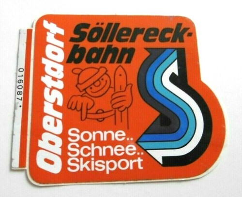 Souvenir aufkleber oberstdorf - souvenir-aufkleber,