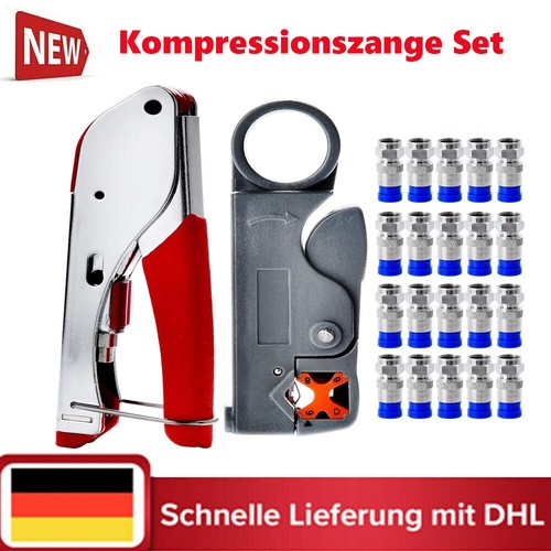 Kompressionszange set rg59 rg6 - kompressionszange,