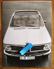 Pressefoto BMW 2002 Targa Baur E10 02 71 press photo Werksfoto brochure Prospekt