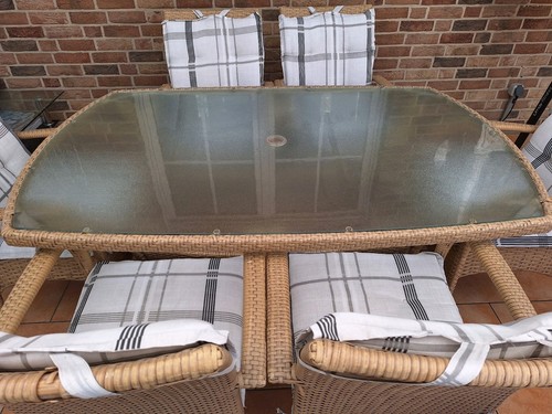 Garten mobile glastisch 6 - ,glastisch,