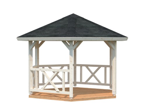 Eck gartenlaube betty 9m - betty, 9,9m²