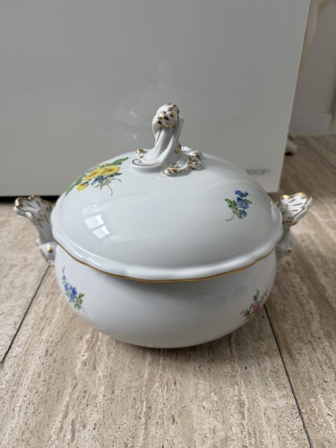 Meissen blume3 terrine - meissen, rund