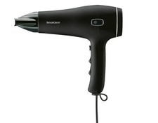 Silvercrest Ionen-Haartrockner Föhn mit Kabel-Aufrollautomatik schwarz *B-Ware