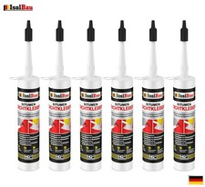 Bitumenkleber 6 x 310 ml Dichtstoff Dachdicht Bitumen Dichtmasse Schindelkleber