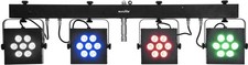 B-WARE Eurolite LED KLS-3002 Next Kompakt-Lichtset DMX 4 LED-Spots RGBAW/UV Bag