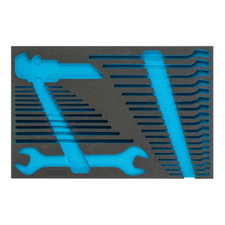 HAZET 2K-Weichschaum-Einlage Einsatz Werkzeugaufbewahrung 163-362L Schaumstoff  