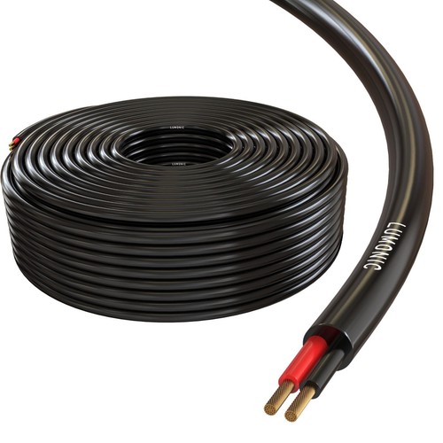 50m lautsprecherkabel rund - lautsprecherkabel, 2x