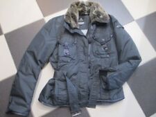 Peuterey,Daunenjacke,Gr.38-40,ital.46, Grau,abnehmbarer Echtfellkragen