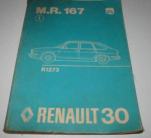 Werkstatthandbuch renault r - 30,