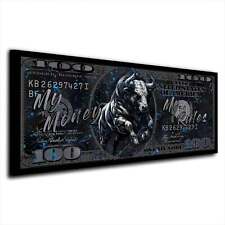 Silber Pop Art Bull auf 100