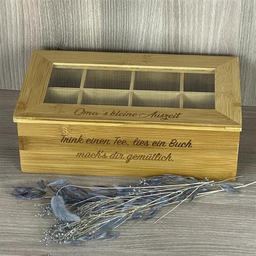 Teebox aus bambus kleine - teebox,
