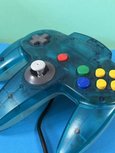 N64 controller clear blue - clear,