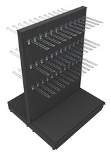 Mittelraumgondel Metallregal Gondelregal Verkaufsregal 145x100 cm HxB Tego Eden