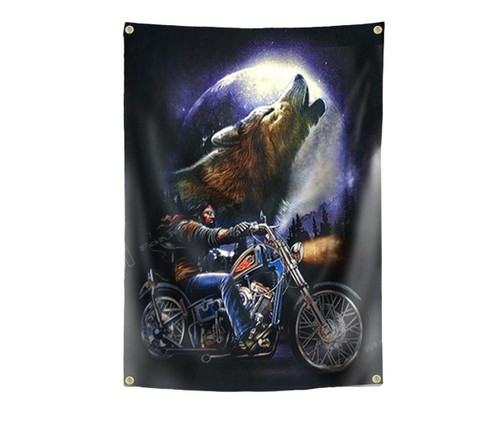 Biker flagge fahne banner - fahne,