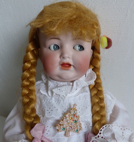 Antike puppe biskuitporzellan - puppe,
