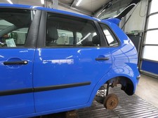 Tür hinten links Polo 9N3 Summerblue LA5F