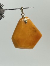 Butterscotch echter Bernstein Anhänger Amber  Vintage  Honigbernstein 14,56gr