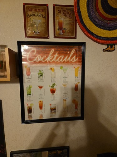 Cocktails schild holzschild - cocktails,
