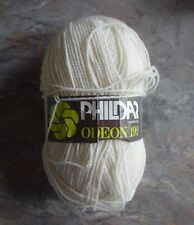 Phildar Wolle ODEON 192 50g NEU Dulsian warmes Weiß West Germany
